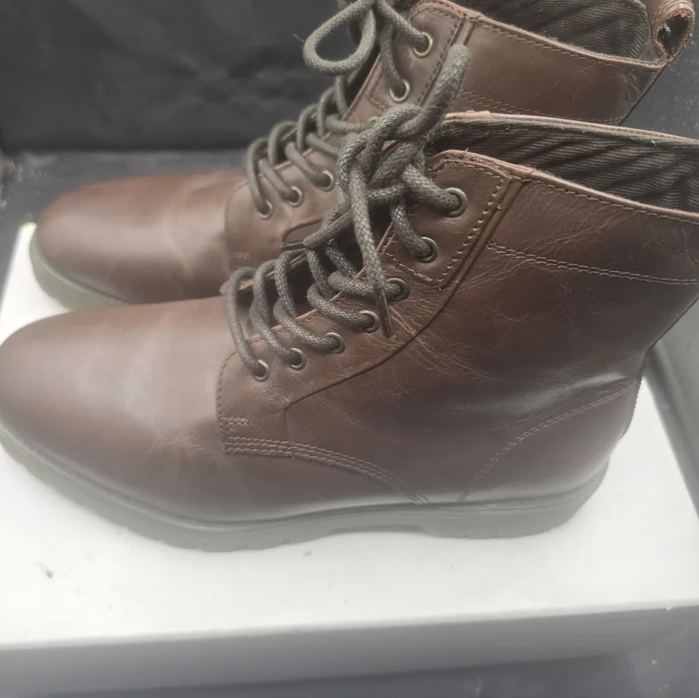 Men's Classic Brown Leather‎ Boots